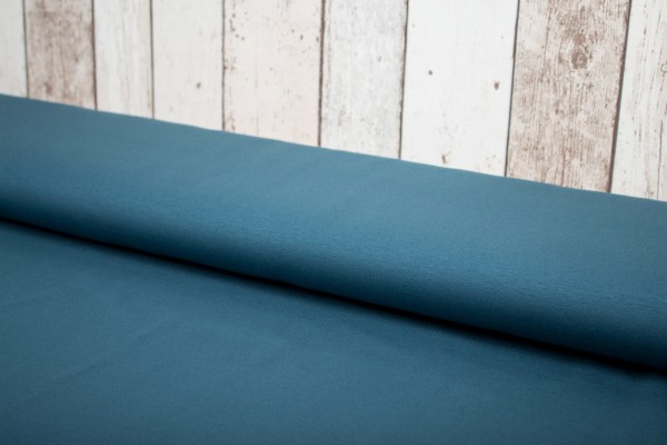 Jersey Avalana Solid petrol - Skandinavischer Stoff