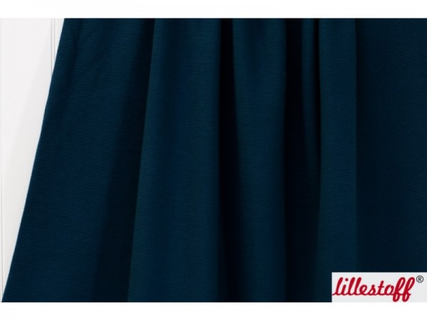 Bio-Sweat, gerippt, navy - Lillestoff