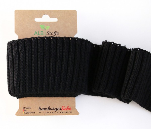 Cuff Me Cozy schwarz - Albstoffe Bündchen
