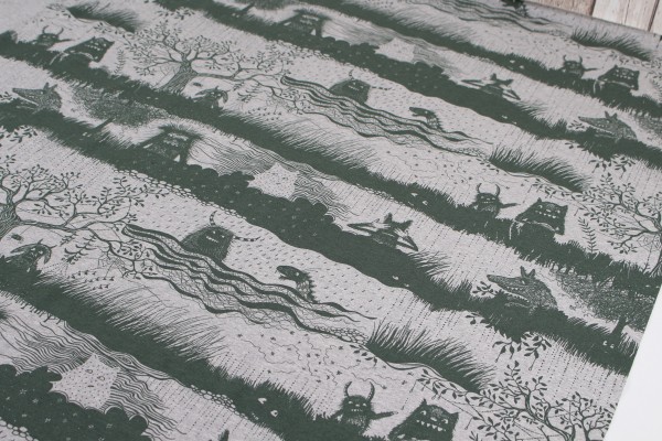 Bio-Jersey Hinter der Hecke - Lillestoff