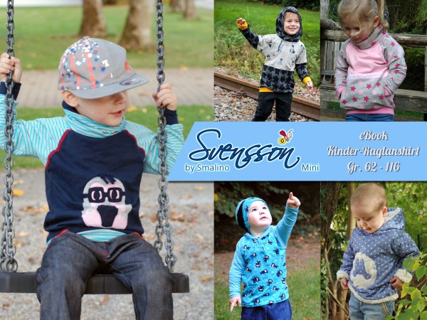 eBook Raglanshirt "Svensson Mini" Gr. 62 bis 116
