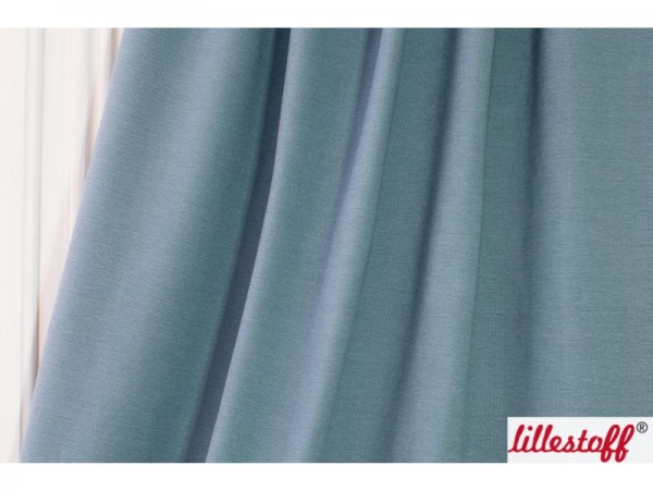 Bio-Jacquardsweat blaugrau - Lillestoff