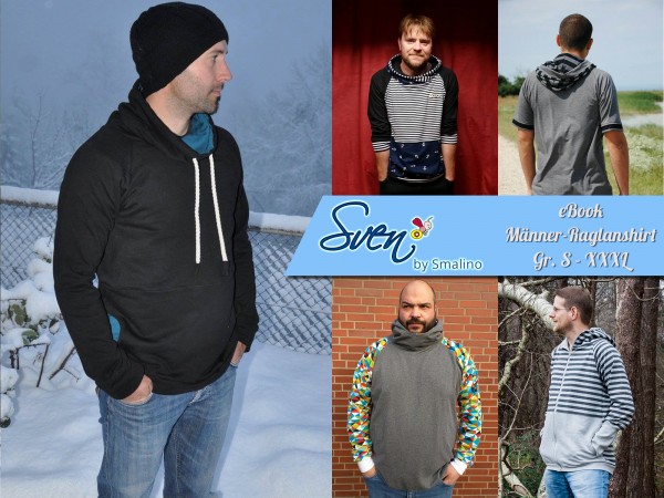 eBook Männer-Raglanshirt "Sven" Gr. S bis XXXL