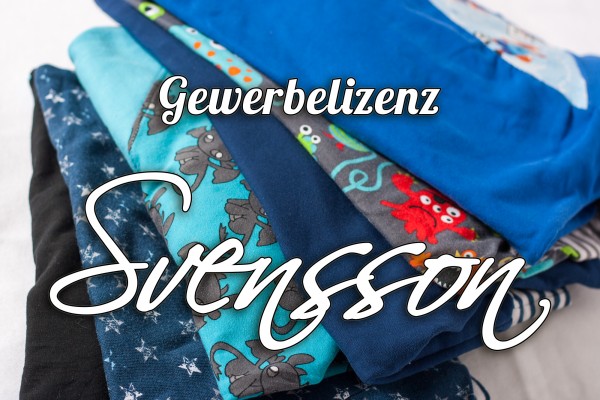 Lizenz für gewerbliche Nutzung Kinder-Raglanshirt Svensson