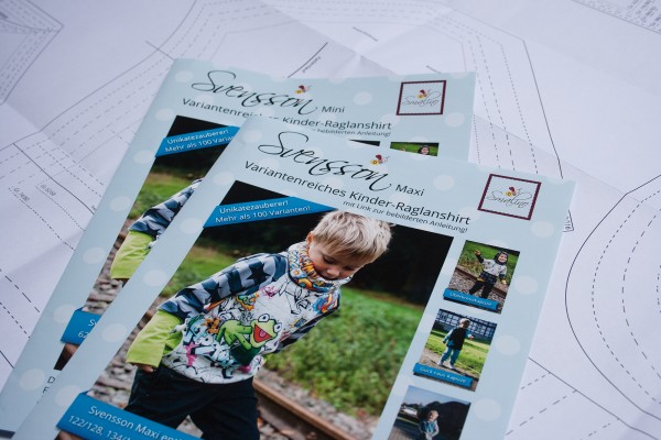 Papierschnittmuster Raglanshirt "Svensson Maxi"