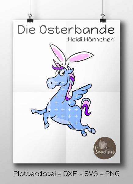 Plotterdatei Osterbande Heidi Hörnchen
